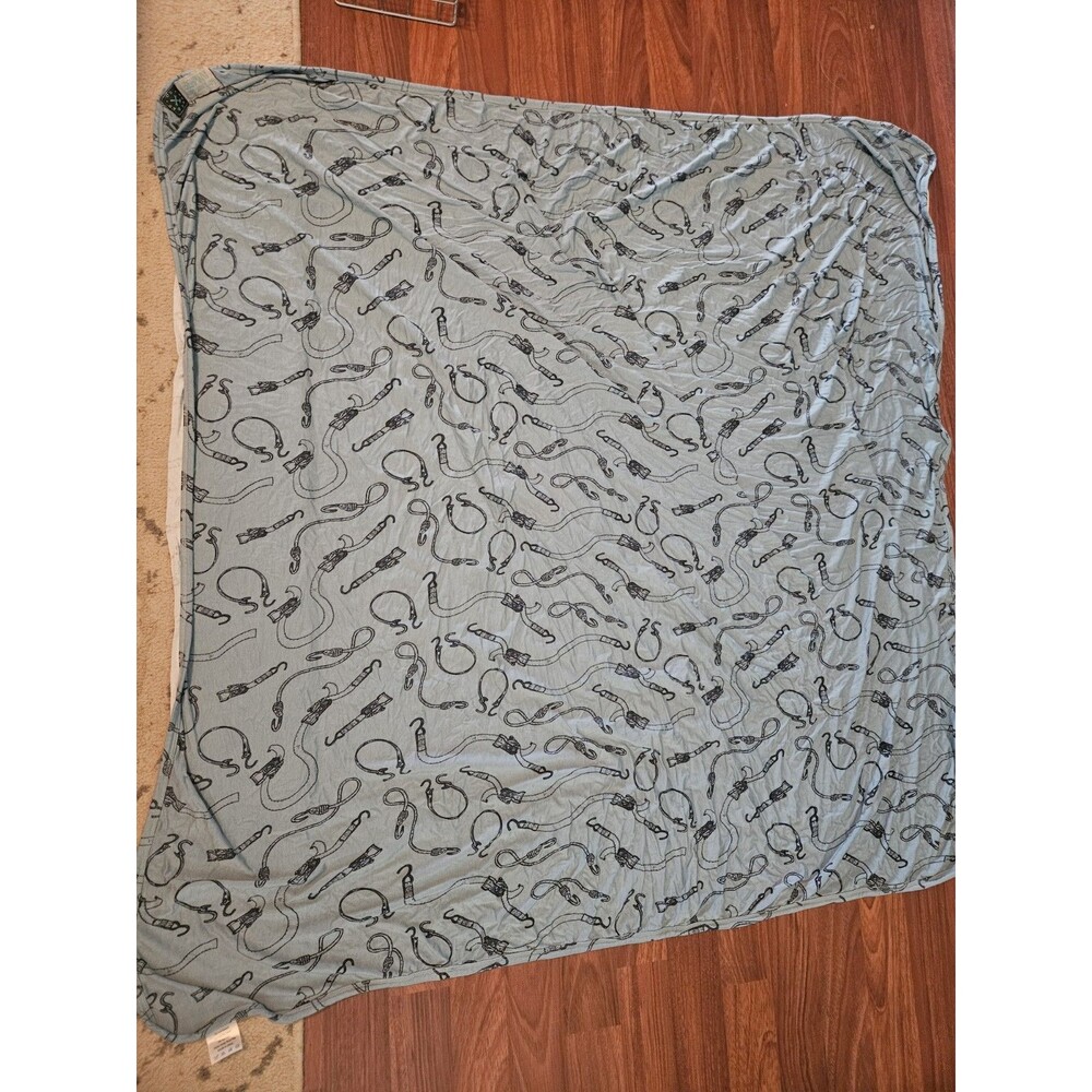 Dude Dad Swaddle Blanket Boy Tiedowns Bamboo Newborn "That's Not Going Anywhere"